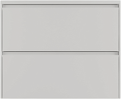 Style Line Тумба с раковиной Лима 70 Plus подвесная эмаль белая матовая – фотография-1